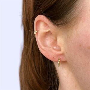 Ball Hoop Earrings